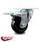 Service Caster 3.5 Inch Hard Rubber Wheel Swivel Top Plate Caster with Total Lock Brake SCC SCC-TTL20S3514-HRS - alternate 5
